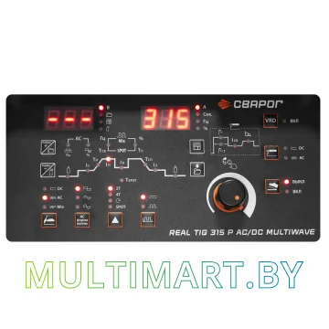 Сварочный аппарат Сварог REAL TIG 315 P AC/DC MULTIWAVE (E30301) картинка 6